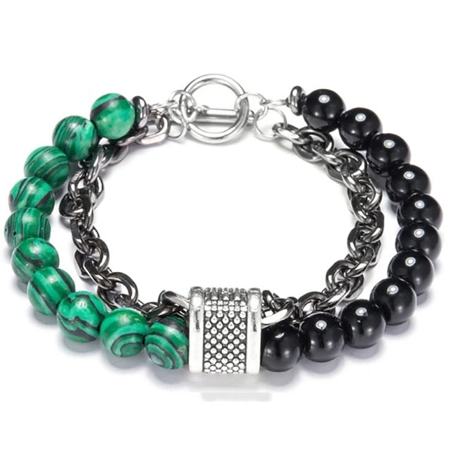 Beaded Chain Bracelet for Men & Women