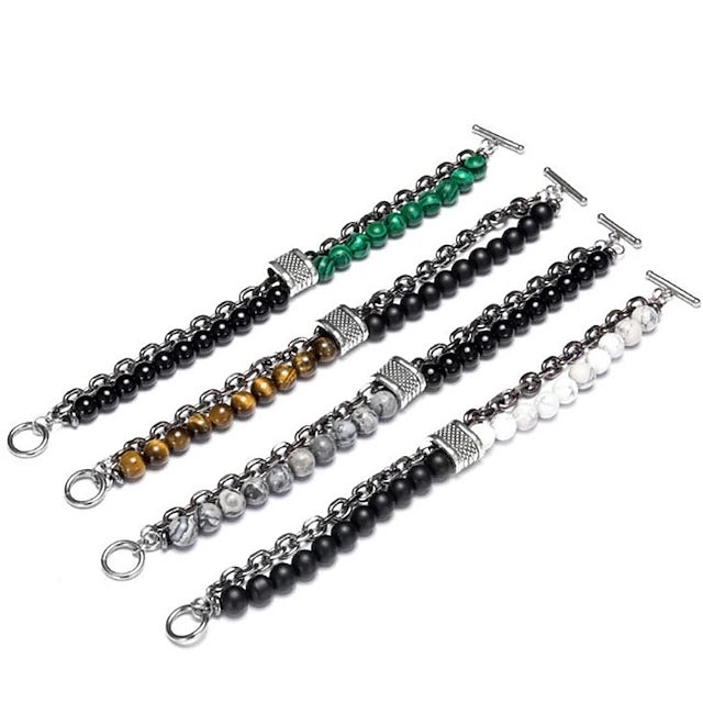 Beaded Chain Bracelet for Men & Women